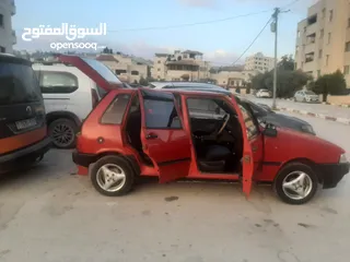  4 فيات اونو 92 للبيع لون احمر
