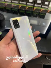  1 مستعمل اخو الجديد Samsung A51 رام 12 جيجا 128 بدون كرتونه هدية كفر ولزقة وشاحن الاصلي متوفر توصيل
