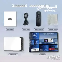  5 بروجكتر فل HD اخر اصدار 4K يعمل بخاصية واي فاي والبلوتوث ونظام HD بسعر حرق