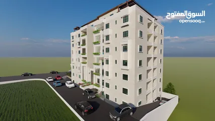  8 شقق للبيع في مزموريا دار صلاح مساحه 135/145 طابو عظم