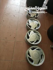  2 جنط 14 كيا 1 الاصلي للبيع او للبدل