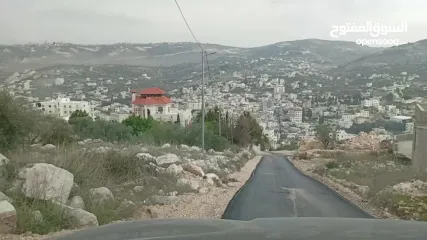  6 ارض للبيع في عنبتا منطقه الجبل الجنوبي تصنيف أ واصلها جميع الخدمات على شارع مزفت