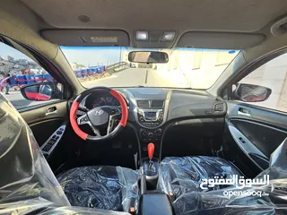  3 هنداي اكسنت 1.4 بنزين اقتصادية جدااا  فحص ممتااز تامين شامل