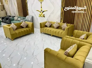  8 طقومات كنب تركي مع فاتوره ضمان للعمل