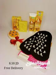  3 بكجات عناية بالبشره و الشعر والجسم