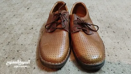  1 حذاء رجالي ماركة سوفتوك Softwalk برتغالي صناعة يدوية جلد طبيعي مريح نمرة 43