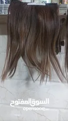  4 وصلات شعر طبيعي مكفول وسعر خيال