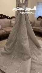  4 فستان زفاف  قياس مديوم