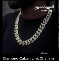 5 SALE!! Diamond & 92.5% Silver- For Men - Rappers Bling/Ice/Chainz Decked Out Style Gunit, Rock
