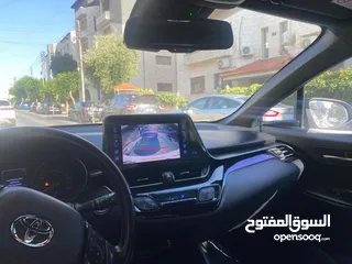  4 تويوتا CHR موديل 2018 لون ابيض و اسود فحص 3 جيذ