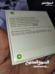  4 كفالة استرجاع سماعات ايربودز 4 وارد امريكي طبق الاصل عن الاصليه عزل صوت ومكالمات 100٪