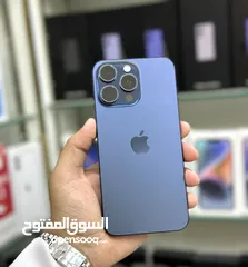  2 عرض خاص : iPhone 15 pro max 256gb هاتف بحالة الوكالة مع ضمان أبل 8 أشهر هاتف بحالة الوكالة بأقل سعر