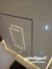  9 تنفيذ اعمال الديكور الداخلي جبسمبورد وجبص البلدي واسمنت بورد وفرسلينج وبيفيسي وبديل الرخام والفوم
