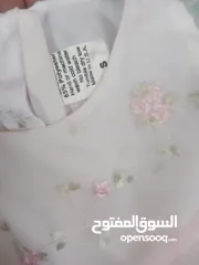  7 فساتين بيبي من 9 شهور ولغاية سنه وارد امريكي مستعمل بحالة الجديد خلي بنتك مع الصيفيه برنسيسه