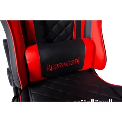  8 Redragon KING OF WAR C601 GAMING CHAIR-black-red كرسي ريدراجون أصلي مكفول اسود واحمر