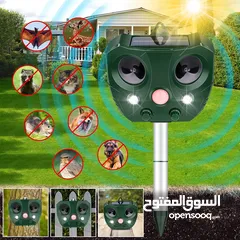  12 جهاز طارد الحيوانات والزواحف والطيور يعمل بالطاقة الشمسية