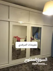  20 خزائن ملابس خشب لامنيت 18م حجم كبير قياس 320 عرض  ارتفاع 240 تفصيل حسب المقاس الون اختياري  كفاله خم