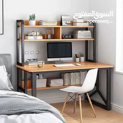  1 مكتب واحد يجمع بين الأناقة والعملية راحتك من مكتب منزلي متعدد الاستخدامات مثالي المدارس والجامعات.