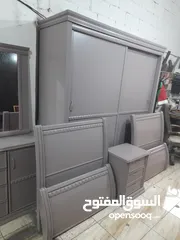  5 غرفة نوم شبابيه خشب لاتيه وزان كامل بحال الوكاله بيع وشراء الاثاث المستعمل