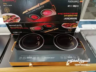  2 طباخ بالكهرباء متنقل شعلتين