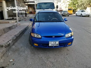  2 هونداي اكسنت اتوماتيك موديل 97 مرخصه لشهر 1