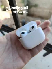  5 AirPods 3 كوبي درجة أولى - نسخة فخمة    النوع: AirPods   الحالة: شبه جديدة / استعمال خفيف