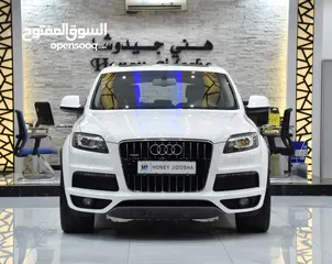  3 Audi Q7 S-Line 4.2L QUATTRO ( 2010 Model ) in White Color GCC Specs