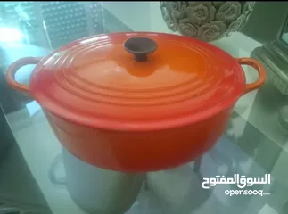  1 طنجرة كاست ايرون حديد صلب حديد الزهر Dutch oven cast iron cookware