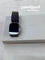  2 Apple watch Ultra  2  49mm Titanium case and bule/gray trail loop, GPS+CELLULAR, with box and charge