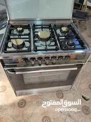  20 غازات إيطالي يونيفرسال مجدد كامل ستانلس ستيل كامل 7 مفاتيح يشتغل فرنو فوق وتحت مع بعض أو كل شوايه لح