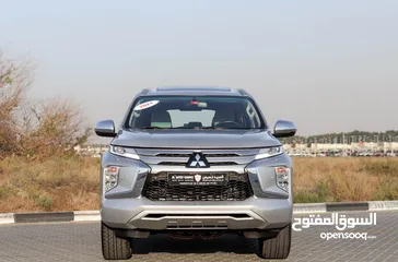  2 Mitsubishi Montero sport 2021 GCC Original paint accident free in excellent condition 2050 P.M