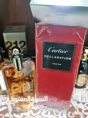  1 عطر كارتير ديكلارديشن بارفيوم جديد بكرتونه مفتوح ومستخدم رشه واحدة فقط*