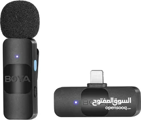 16 مايك تسجيل من براند بويا الأصلي لهواتف الايفون Boya BY-V1 For IOS Iphone Mic