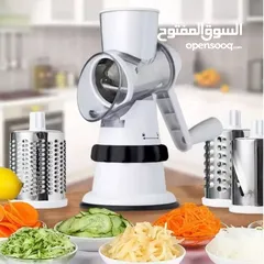  2 مع قطّاعة الخضار متعددة الوظائف 3 في 1، الحل المثالي لكل مطبخ قطّعي، ابشري، وفرّمي بثواني وبدون فوضى