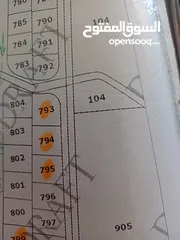  2 ارض للبيع في بلعاس740م ضاحية الاطباء اراضي ناعور قرب الفلل تبعد كيلو عن  ش السلام سهلية منتظمة الشكل
