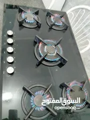  1 غاز بلت ان 5 عيون سيكيوريت اسود الطول 86 والعرض 60 للبيع