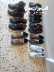  5 أحذية بواط وكنادر وبساطير جلد طبيعي