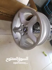  2 جنطات BMW المنيوم قياس 17 انش للبيع