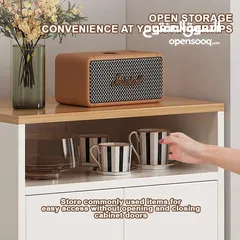  1 خزانة منزليه ب6دفاتبلون الابيض