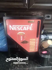  1 ماكنه نيسكافيه 6 اصناف ايطاليه بحال الوكاله
