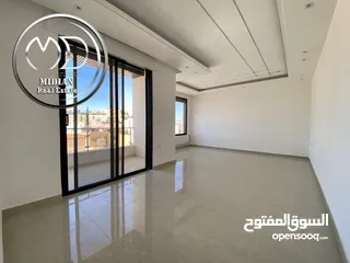  9 شقق أرضية وطوابق مكررة وأخير مع روف للبيع في خلدا مساحات 160م & 250م تشطيبات وديكورات سوبر ديلوكس