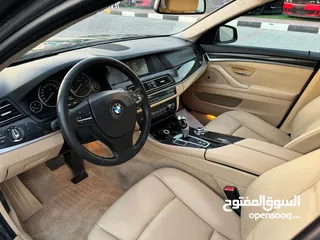  11 BMW 520i GCC 2013  free accident  perfect condition