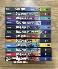  2 Dog Man books by Dav Pilkey including the Dog Man’s best seller “The Scarlet Shedder” (12 Books)