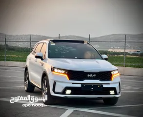  2 كايا سورينتو/2022 فل الفل  فتحة سقف بانوراما  4x4 ///240Hp بنزين + كهرباء  ( Haybrid) 1600cc