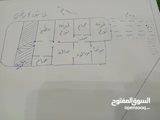  3 شقة طابق ارضي   مساحتها 100متر مربع  قابلة للتوسعة لتصبح 160 متر مربع  مع كراج   //// عمان جبل التاج
