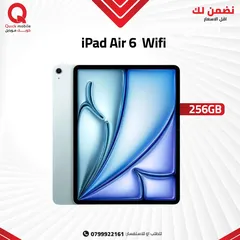  1 IPAD AIR 6 11INCH 2024 ( 256GB ) NEW /// ايباد اير 6 11 انش ذاكره 256 جيجا موديل 2024 الجديد