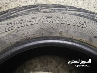  2 اطار رقم 285/60R18