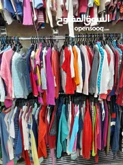  11 محل ملابس شامل ديكور( اوروبي وجديد) للبيع