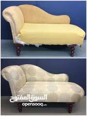  8 تجديد كنبك بأسلوب عصري وفاخر!  Sofa Upholstery – Modern & Luxurious Makeover!