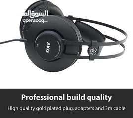  2 AKG K52 Studio Headphones سماعة ستديو